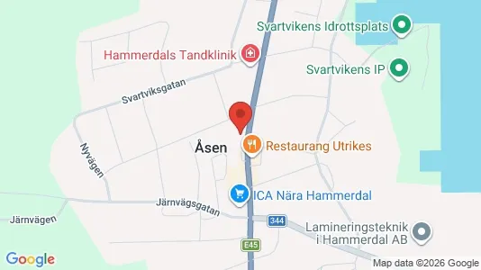 Lägenheter att hyra i Strömsund - kort over placeringen