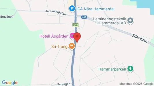 Lägenheter att hyra i Strömsund - kort over placeringen