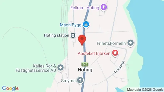 Lägenheter att hyra i Strömsund - kort over placeringen