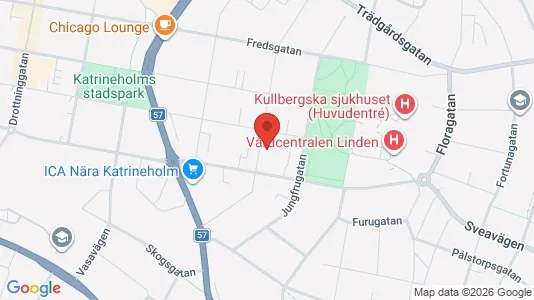 Lägenheter att hyra i Katrineholm - kort over placeringen