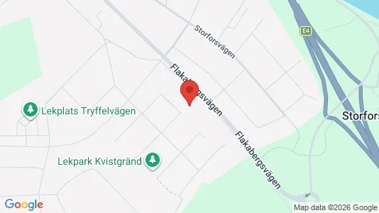 Lägenheter att hyra i Piteå - kort over placeringen