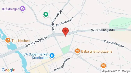 Lägenheter att hyra i Nyköping - kort over placeringen
