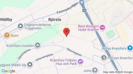 Lägenheter att hyra i Kramfors - Bild från Google Street View