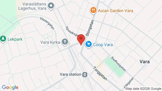 Lägenheter att hyra i Vara - Bild från Google Street View