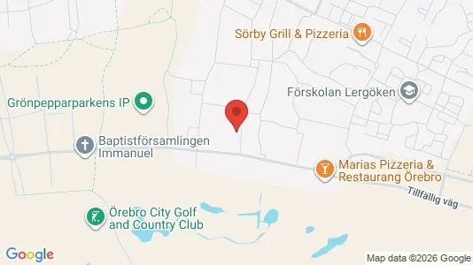 Lägenheter att hyra i Örebro - kort over placeringen