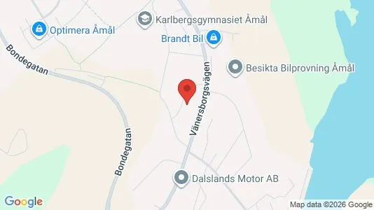 Lägenheter att hyra i Åmål - Bild från Google Street View