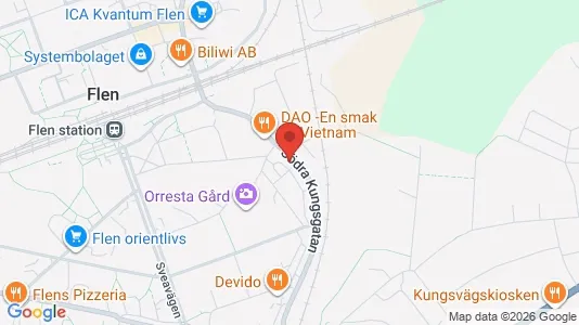 Lägenheter att hyra i Flen - Bild från Google Street View
