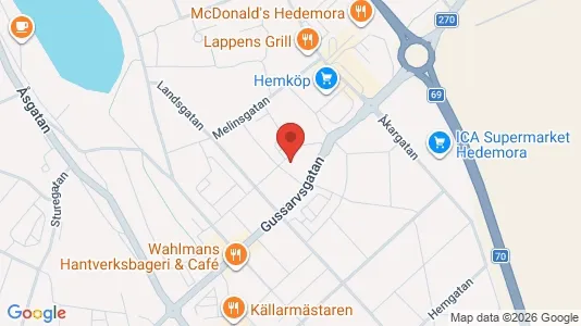 Lägenheter att hyra i Hedemora - Bild från Google Street View