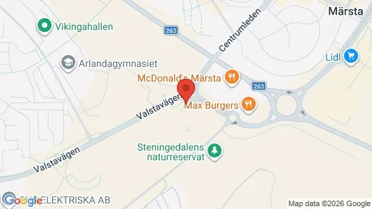 Lägenheter att hyra i Sigtuna - kort over placeringen
