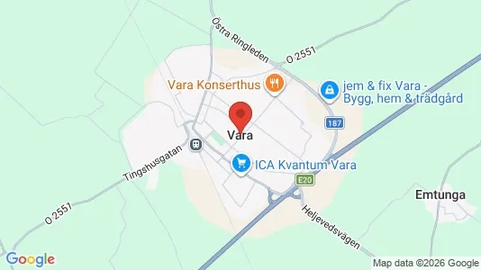 Lägenheter att hyra i Vara - Bild från Google Street View