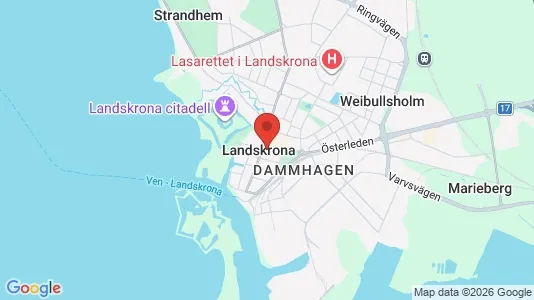Lägenheter att hyra i Landskrona - Bild från Google Street View