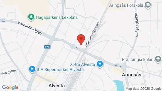 Lägenheter att hyra i Alvesta - Bild från Google Street View