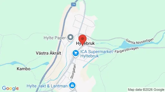 Lägenheter att hyra i Hylte - Bild från Google Street View
