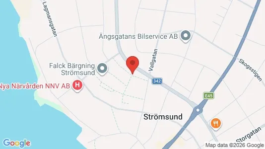 Lägenheter att hyra i Strömsund - Bild från Google Street View
