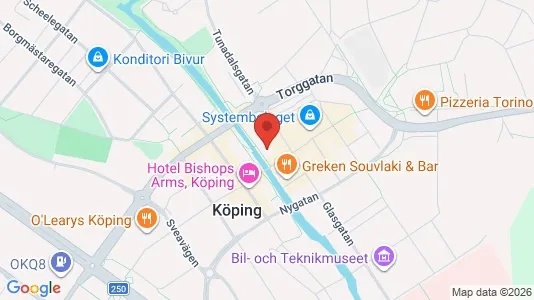 Lägenheter att hyra i Köping - kort over placeringen