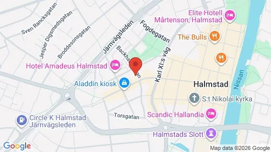 Lägenheter att hyra i Halmstad - Bild från Google Street View