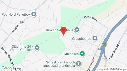 Lägenheter att hyra i Trollhättan - kort over placeringen