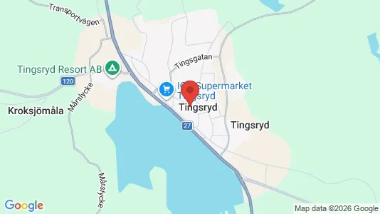 Hus att hyra i Tingsryd - Bild från Google Street View