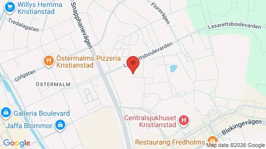 Lägenheter att hyra i Kristianstad - Bild från Google Street View