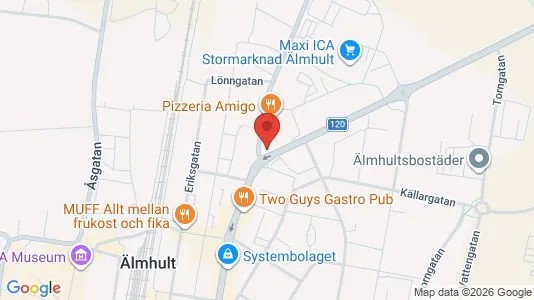 Lägenheter att hyra i Älmhult - Bild från Google Street View