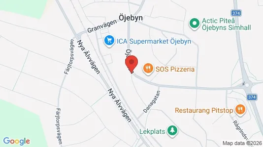 Lägenheter att hyra i Piteå - Bild från Google Street View