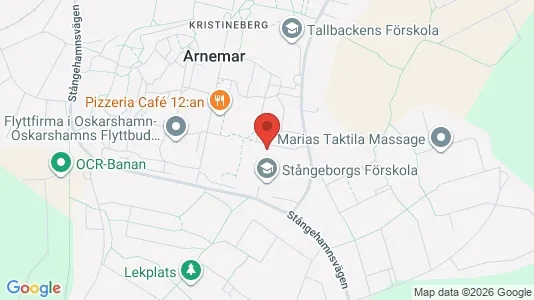 Lägenheter att hyra i Oskarshamn - kort over placeringen