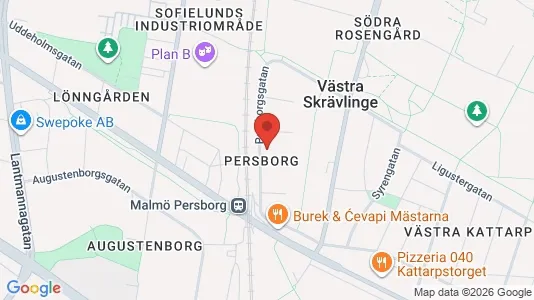 Lägenheter att hyra i Rosengård - kort over placeringen