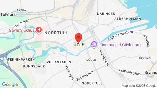 Hus att hyra i Gävle - Bild från Google Street View