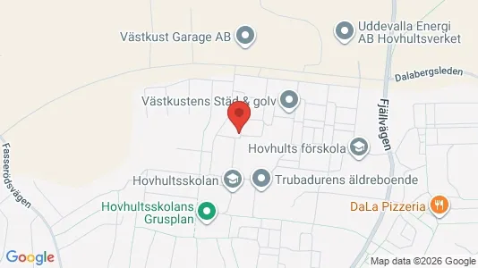 Lägenheter att hyra i Uddevalla - kort over placeringen