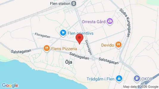 Lägenheter att hyra i Flen - Bild från Google Street View