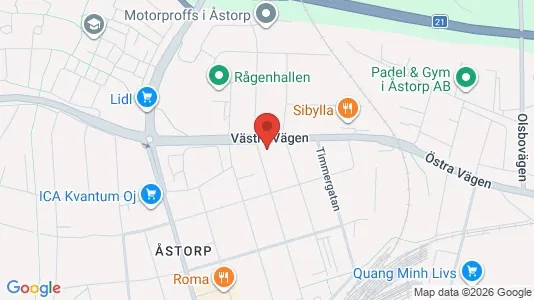 Lägenheter att hyra i Åstorp - Bild från Google Street View