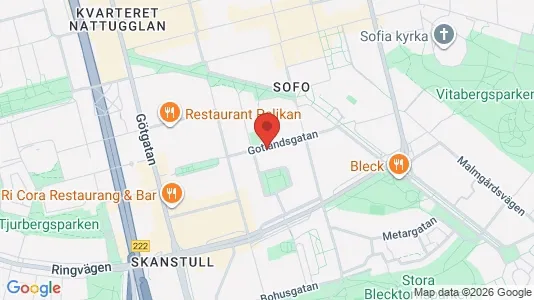 Lägenheter att hyra i Södermalm - kort over placeringen