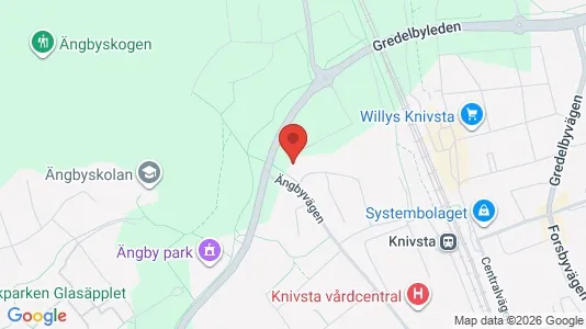Lägenheter att hyra i Knivsta - kort over placeringen