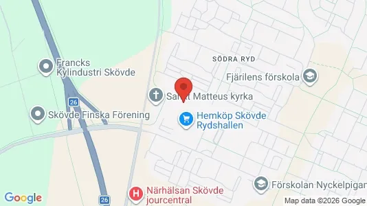 Lägenheter att hyra i Skövde - Bild från Google Street View