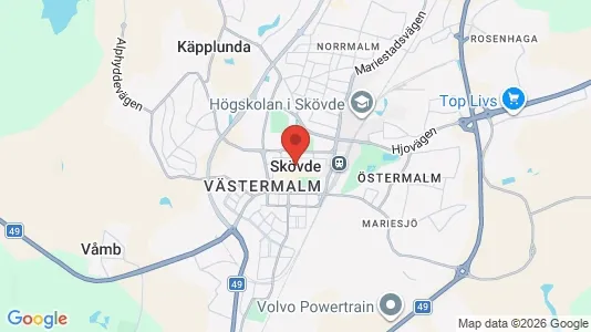 Lägenheter att hyra i Skövde - Bild från Google Street View