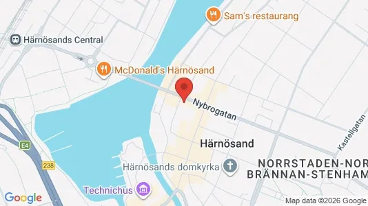Lägenheter att hyra i Härnösand - Bild från Google Street View