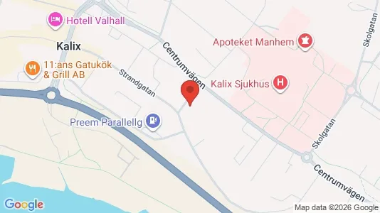 Lägenheter att hyra i Kalix - kort over placeringen