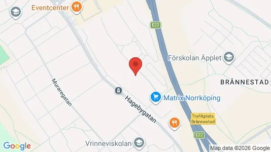 Lägenheter att hyra i Norrköping - Bild från Google Street View