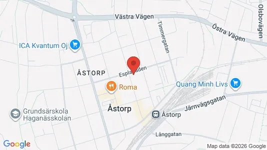 Lägenheter att hyra i Åstorp - Bild från Google Street View