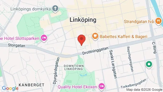 Lägenheter att hyra i Linköping - kort over placeringen