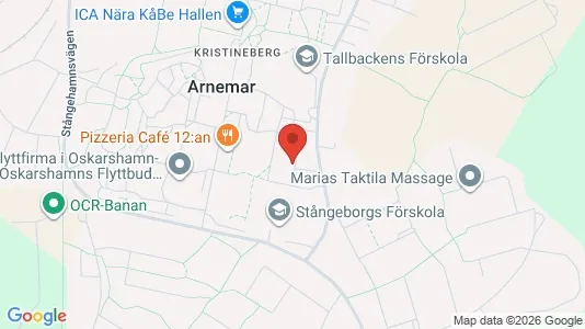 Lägenheter att hyra i Oskarshamn - kort over placeringen