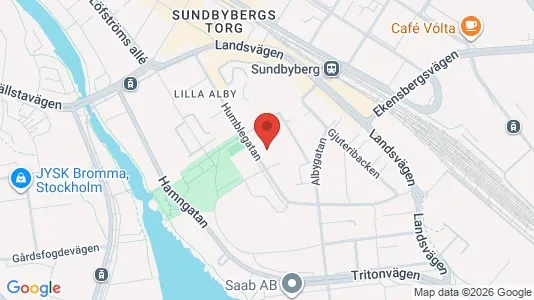 Lägenheter att hyra i Sundbyberg - kort over placeringen