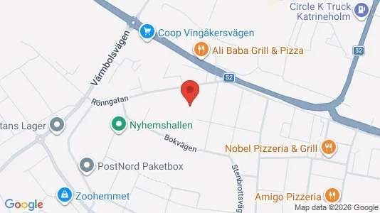 Lägenheter att hyra i Katrineholm - kort over placeringen