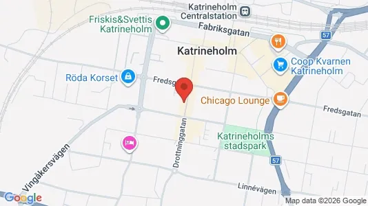 Lägenheter att hyra i Katrineholm - kort over placeringen