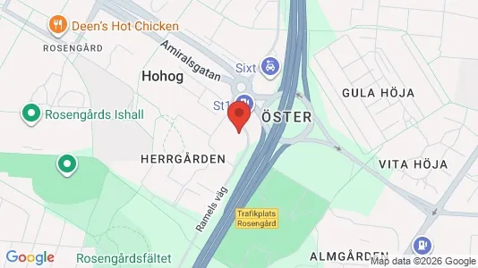 Lägenheter att hyra i Rosengård - kort over placeringen