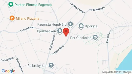 Lägenheter att hyra i Fagersta - kort over placeringen