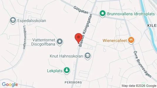 Lägenheter att hyra i Ronneby - kort over placeringen