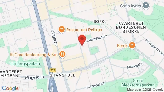 Lägenheter att hyra i Södermalm - kort over placeringen