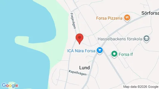 Lägenheter att hyra i Hudiksvall - kort over placeringen