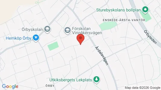 Lägenheter att hyra i Söderort - kort over placeringen